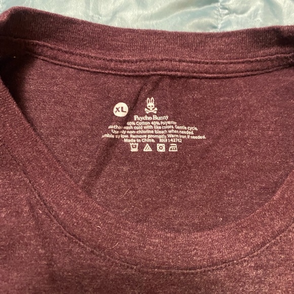 EUC Mens Psycho Bunny Tee Shirt Size XL. Retail $50. - Picture 4 of 7